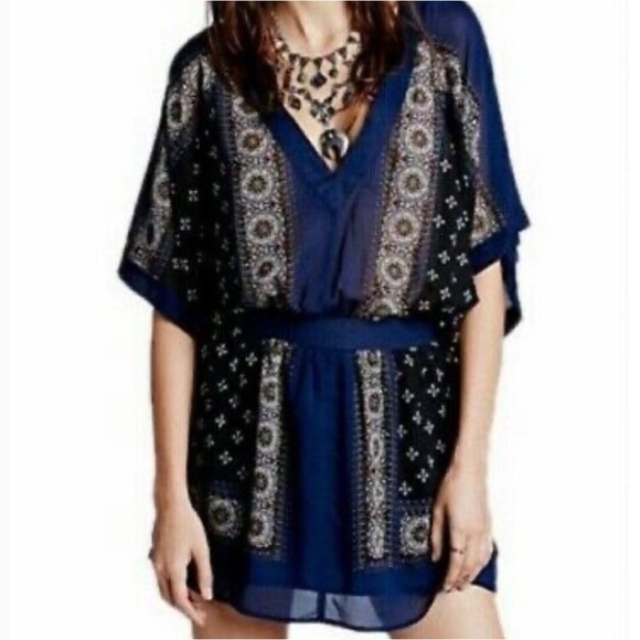 Free People Santana Cruz Sheer Overlay Mini Dress - Picture 4 of 10